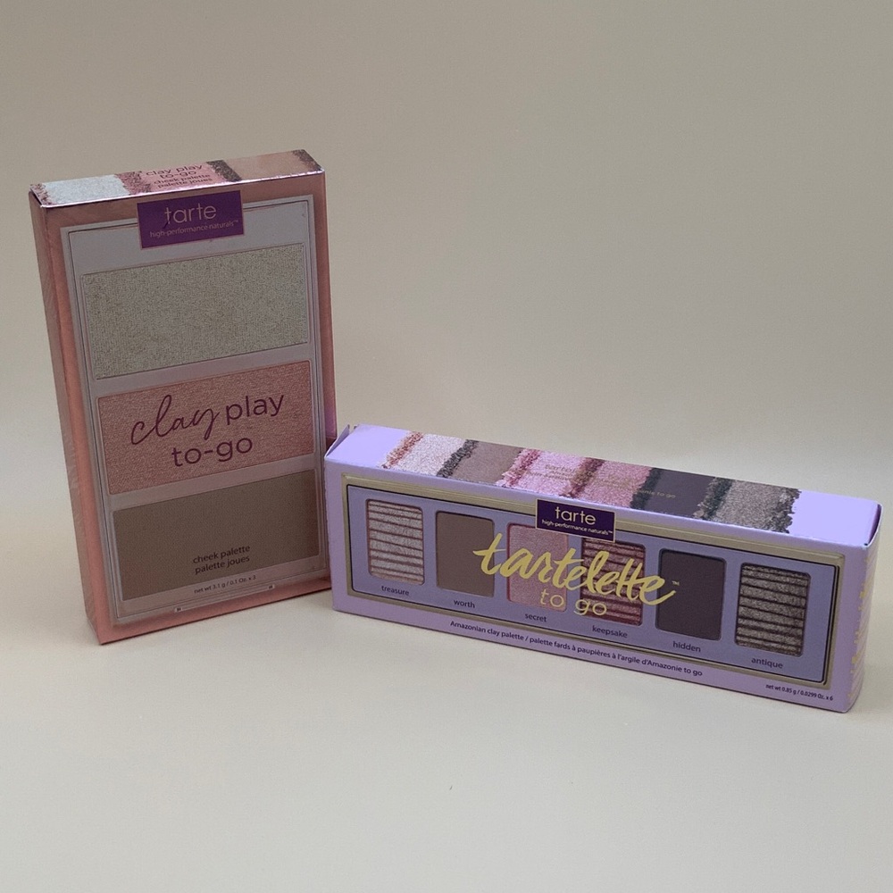 Tarte kit Clay Play To-Go Eyeshadow Palette and Cheek palette